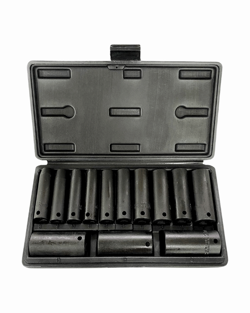 13pc DEEP IMPACT SOCKET SET
