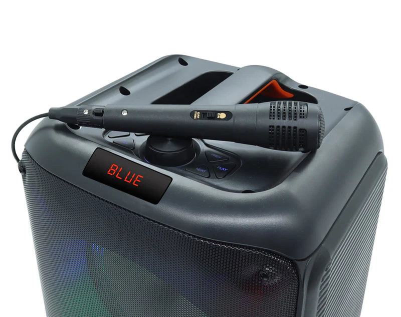 Andowl Portable Bluetooth Karaoke Speaker Wired Microphone