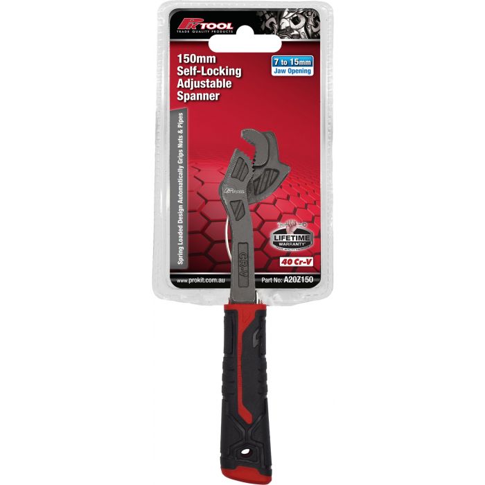 150mm Self-Locking Adjustable Spanners