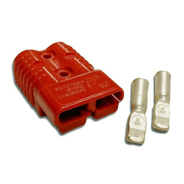 RED 50Amp Single Anderson Plug