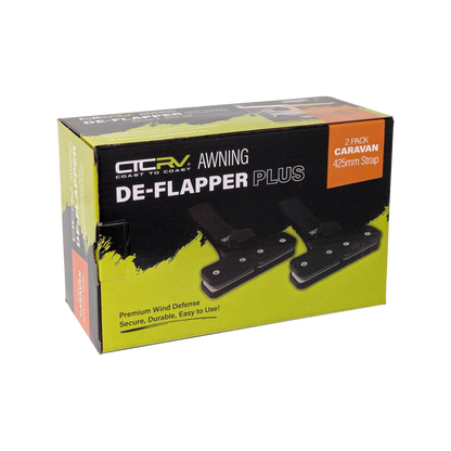 COAST Strap De-Flappers PLUS for Roll-Out Awnings | CARAVAN | Pack of 2.
