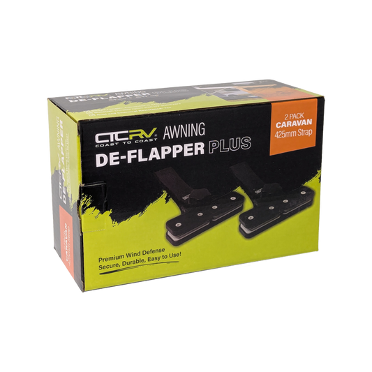COAST Strap De-Flappers PLUS for Roll-Out Awnings | CARAVAN | Pack of 2.