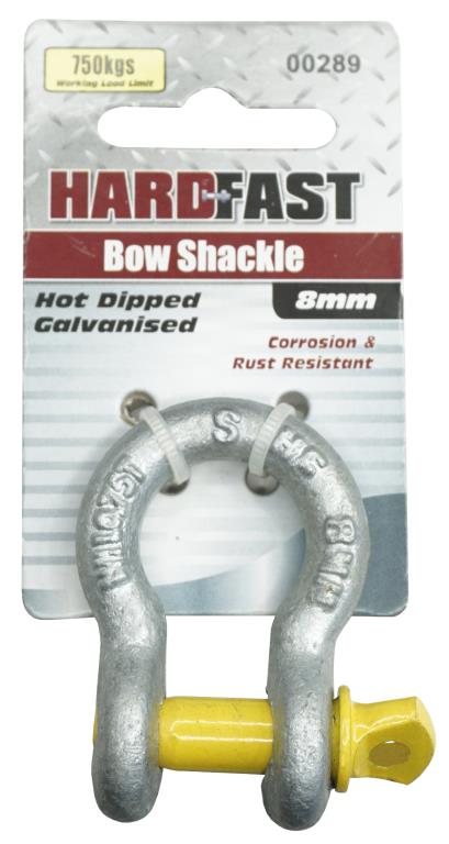 8mm Bow Shackle Load Rated (00289)