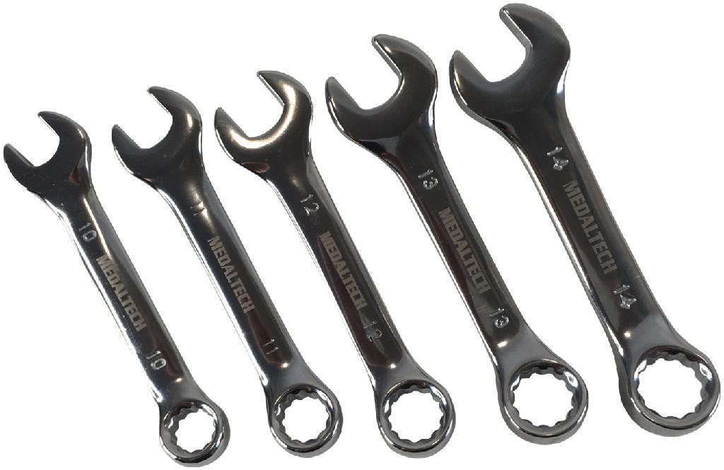 5pce Metric Stubby Spanner Set (16368)