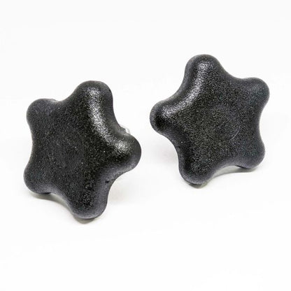 Carefree Black Locking Knob w/nut- Pair