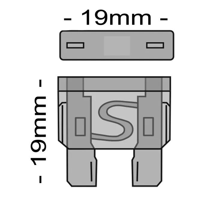 Standard Blade Fuse ATO/ATC Sold in Packs of 5 Sizes Range fr 5Amp to 40Amp