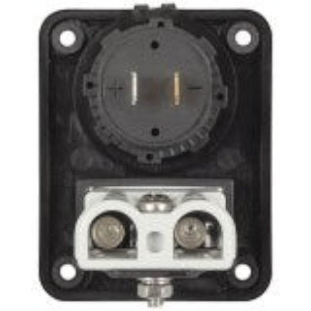MM FLUSH MOUNT 50A PLUG & TWIN USB