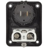 MM FLUSH MOUNT 50A PLUG & TWIN USB