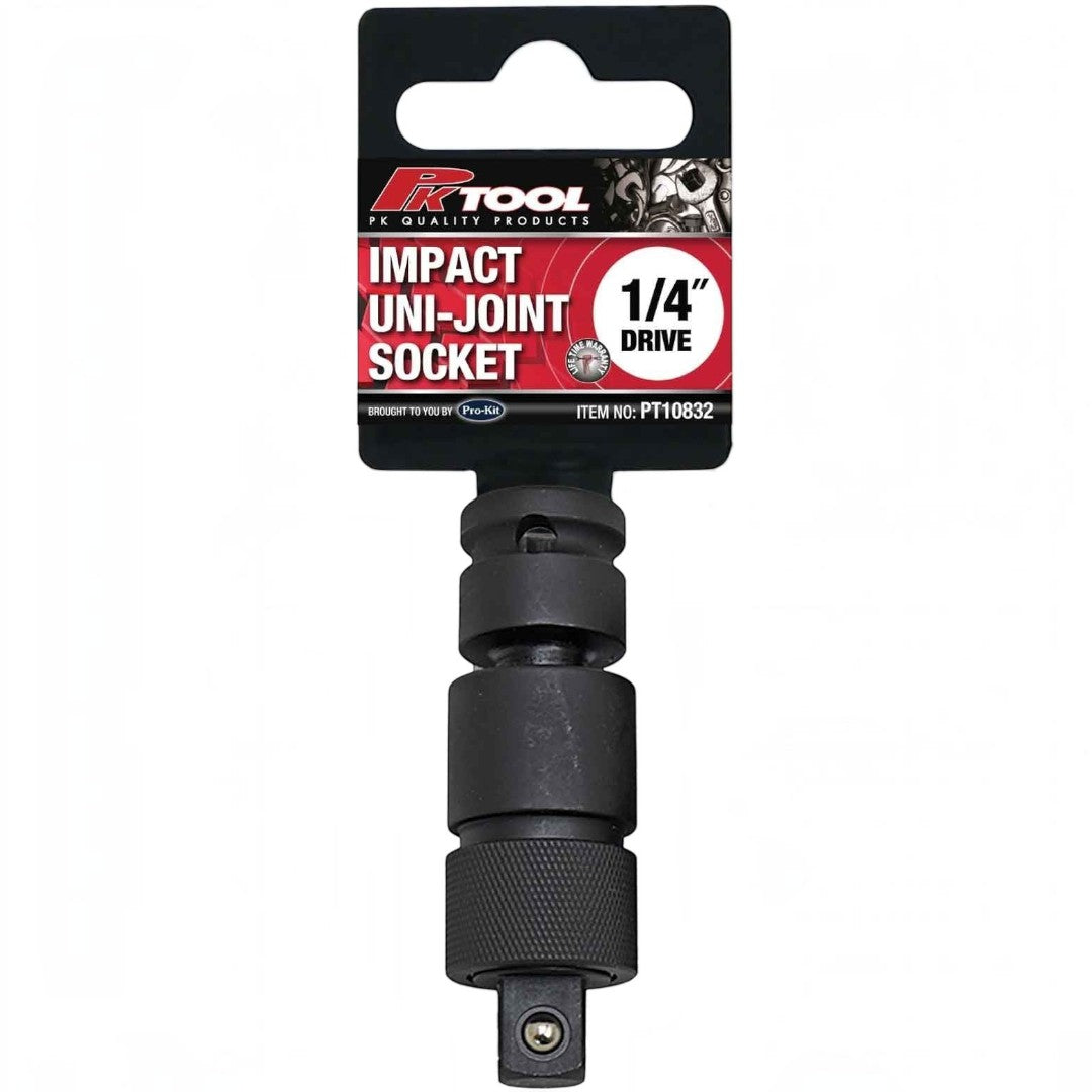 PK Tool PT10832 1/4” DR QUICK RELEASE IMPACT LOCKING UNIVERSAL JOINT