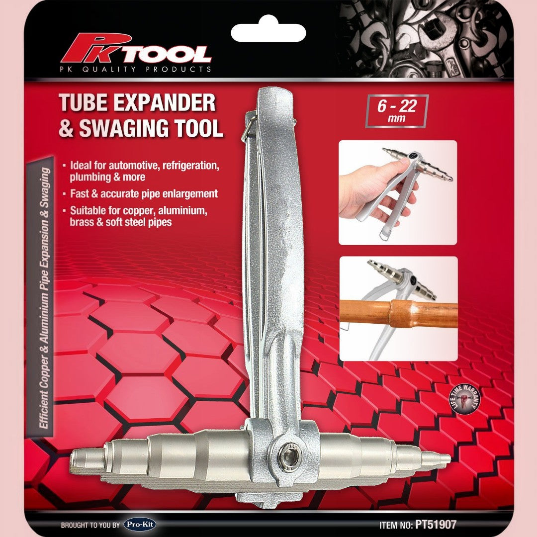 PK Tool PT51907 6 to 22mm TUBE EXPANDER & SWAGING TOOL