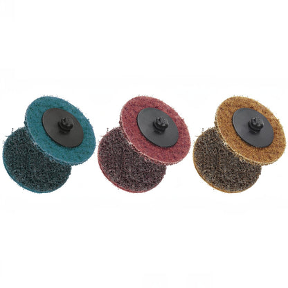 PK Tool PT70700 15pc 50mm ROLL LOCK COMPATIBLE SURFACE CONDITIONING SANDING DISC