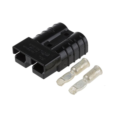BLACK 50 Amp Single Anderson Plug